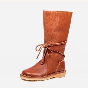 Duckfeet Shearling Brown Leather Winter Boots